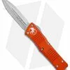 Microtech Combat Troodon D/E OTF Automatic Knife Orange (3.8" Stonewash)