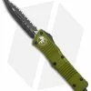 Marfione Custom Knives Microtech Combat Troodon D/E OTF Automatic Green (3.8" Black Full Serr) 142-3OD -Avokelavavat Sales Store Microtech Combat Troodon DE OTF Auto Green Black Full Serr BHQ 26232 jr