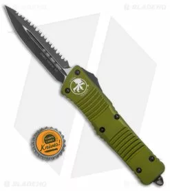 Marfione Custom Knives Microtech Combat Troodon D/E OTF Automatic Green (3.8" Black Full Serr) 142-3OD -Avokelavavat Sales Store Microtech Combat Troodon DE OTF Auto Green Black Full Serr BHQ 26232 jr bottlecap