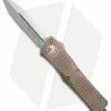 Microtech Combat Troodon D/E OTF Automatic Knife Tan (3.8" SW Serr ) 142-11TA -Avokelavavat Sales Store Microtech Combat Troodon DE tan sw serr BHQ 71361 er
