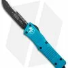 Microtech Combat Troodon S/E OTF Automatic Knife Turquoise (3.8" Black) -Avokelavavat Sales Store Microtech Combat Troodon SE OTF Auto Turquoise Black 143 1TQ BHQ 97174 jr 1