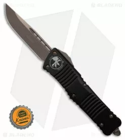 Microtech Combat Troodon S/E OTF Knife Black (3.8" Bronzed Apocalyptic) 143-13AP -Avokelavavat Sales Store Microtech Combat Troodon SE OTF Knife Black 3.8in Bronzed Apocalyptic BHQ 181709 hd size