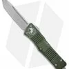 Microtech Combat Troodon T/E Automatic OTF Knife OD Green (3.8" Stonewash)