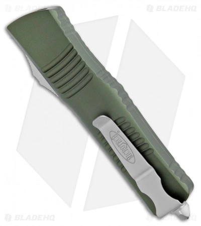 Microtech Combat Troodon T/E Automatic OTF Knife OD Green (3.8" Stonewash) 5 Microtech Combat Troodon T/E Automatic OTF Knife OD Green (3.8" Stonewash) - Image 3