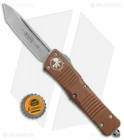 Microtech Combat Troodon Tanto Automatic OTF Knife Tan (3.8" Stonewash) 144-10TA 9 Microtech Combat Troodon Tanto Automatic OTF Knife Tan (3.8" Stonewash) 144-10TA -Avokelavavat Sales Store Microtech Combat Troodon Tanto Auto OTF Tan SW 144 10TA BHQ 87107 jr bottlecap 1