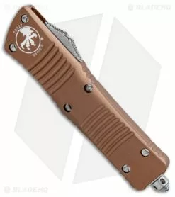 Microtech Combat Troodon Tanto Automatic OTF Knife Tan (3.8" Stonewash) 144-10TA 7 Microtech Combat Troodon Tanto Automatic OTF Knife Tan (3.8" Stonewash) 144-10TA -Avokelavavat Sales Store Microtech Combat Troodon Tanto Auto OTF Tan SW 144 10TA BHQ 87107 jr spine
