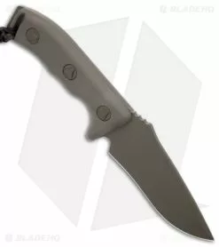 Microtech Currahee Fixed Blade Knife OD Green (4.5" OD Green) 102-1 OD -Avokelavavat Sales Store Microtech Currahee Fixed Blade OD Green OD Green BHQ 176092 jr spine