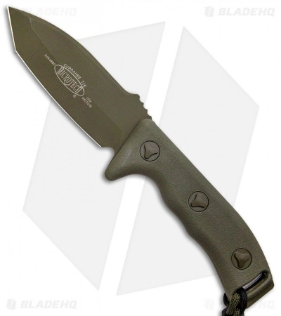 Microtech Currahee Tanto Knife Fixed Blade (4.5" Green) 103-1GR 5 Microtech Currahee Tanto Knife Fixed Blade (4.5" Green) 103-1GR - Image 3