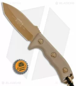 Microtech Currahee Tanto Knife Fixed Blade (4.5" Tan Plain) 103-1TA -Avokelavavat Sales Store Microtech Currahee Tanto Tan Plain 103 1TA BHQ 15469 jr bottlecap