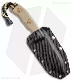 Microtech Currahee Tanto Knife Fixed Blade (4.5" Tan Plain) 103-1TA -Avokelavavat Sales Store Microtech Currahee Tanto Tan Plain 103 1TA BHQ 15469 jr sheath