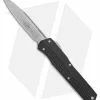 Microtech Cypher S/E OTF Automatic Knife Black (4" Stonewash) 241-10