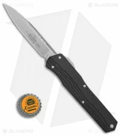Microtech Cypher S/E OTF Automatic Knife Black (4" Stonewash) 241-10 -Avokelavavat Sales Store Microtech Cypher SE black sw BHQ 75011 er bottlecap