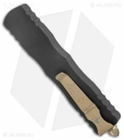 Microtech Dirac Delta Dagger OTF Automatic Knife (3.75" Bronze) 227-13 -Avokelavavat Sales Store Microtech Dirac Delta Dagger OTF Auto Bronze STD 227 13 BHQ 139344 jr side