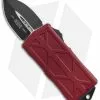 Microtech Exocet Dagger CA Legal OTF Automatic Knife Merlot Red (1.9" Black)