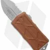 Microtech Exocet Dagger CA Legal OTF Automatic Knife Tan (1.9" Apocalyptic Serr) -Avokelavavat Sales Store Microtech Exocet Dagger CA Legal OTF Auto Tan Apocalypitc Serr 157 11APTA BHQ 122453 jr