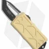 Microtech Exocet Tanto T/E CA Legal OTF Automatic Champagne Gold (1.9") 158-1CG