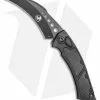 Microtech Signature Series Hawk Auto Knife Black Al. CF Inlay (4" Black DLC) -Avokelavavat Sales Store Microtech Hawk Automatic Knife Black DLC CF Inlay 4 Black BHQ 118832 jr
