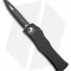 Microtech Hera D/E OTF Automatic Knife Black Aluminum (3" Black Serr)