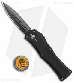 Microtech Hera Custom OTF Automatic Knife Black Aluminum (3" Black DLC SW) -Avokelavavat Sales Store Microtech Hera OTF Auto Double Edge DLC TT SW 122 10 525 MCK BHQ 134085 jr bottlecap