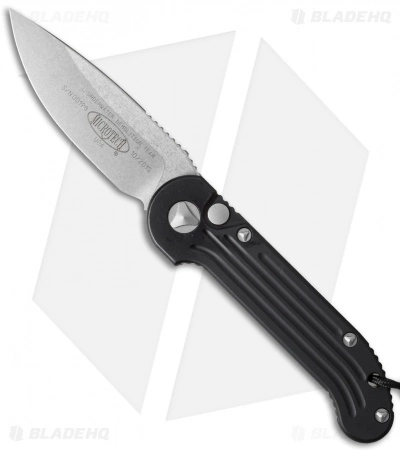 Microtech LUDT Automatic Knife Black (3.4" Stonewash) 135-10 3 Microtech LUDT Automatic Knife Black (3.4" Stonewash) 135-10
