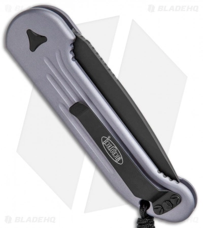 Microtech LUDT Automatic Knife Gray (3.4" Black) 135-1GY 5 Microtech LUDT Automatic Knife Gray (3.4" Black) 135-1GY - Image 3