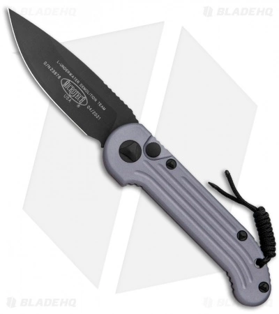 Microtech LUDT Automatic Knife Gray (3.4" Black) 135-1GY 3 Microtech LUDT Automatic Knife Gray (3.4" Black) 135-1GY