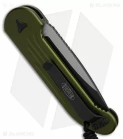 Microtech LUDT Automatic Knife OD Green (3.4" Black) 135-1OD -Avokelavavat Sales Store Microtech LUDT Automatic Knife OD Green 3in Black BHQ 4642 td side