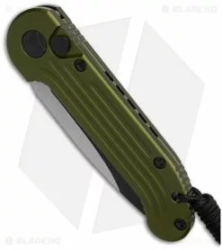 Microtech LUDT Automatic Knife OD Green (3.4" Black) 135-1OD -Avokelavavat Sales Store Microtech LUDT Automatic Knife OD Green 3in Black BHQ 4642 td spine