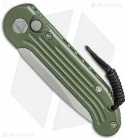 Microtech LUDT Automatic Knife OD Green (3.4" Stonewash Serr) 135-11OD 6 Microtech LUDT Automatic Knife OD Green (3.4" Stonewash Serr) 135-11OD -Avokelavavat Sales Store Microtech LUDT OD green sw serr 135 11OD BHQ 51947 er spine