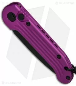 Microtech LUDT Automatic Knife Violet (3.4" Black Serr) 135-2VI -Avokelavavat Sales Store Microtech LUDT Violet Black Serr 135 2VI BHQ 68510 jr spine