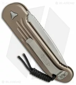 Microtech LUDT Automatic Knife Tan (3.4" Satin) 135-4TA -Avokelavavat Sales Store Microtech LUDT tan satin 135 4TA BHQ 51950 er side