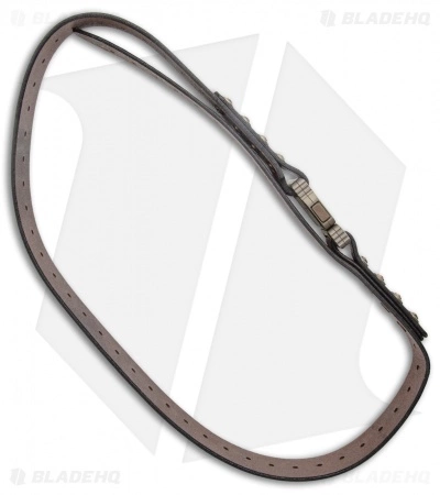 Marfione Custom Knives Microtech Marfione Custom Apis Distressed Dark Brown Water Buffalo Bronze Ti 4 Marfione Custom Knives Microtech Marfione Custom Apis Distressed Dark Brown Water Buffalo Bronze Ti - Image 2