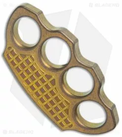 Microtech Marfione Custom Hand Tank Paperweight - Antique Gold -Avokelavavat Sales Store Microtech Marfione Custom Hand Tank Paperweight Antique Gold BHQ 176353 jr side