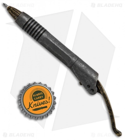 Microtech Marfione Custom Siphon II DLC Ti W/ Fallout Finished Brass 5 Microtech Marfione Custom Siphon II DLC Ti W/ Fallout Finished Brass - Image 3