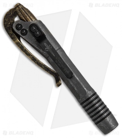 Microtech Marfione Custom Siphon II DLC Ti W/ Fallout Finished Brass 4 Microtech Marfione Custom Siphon II DLC Ti W/ Fallout Finished Brass - Image 2