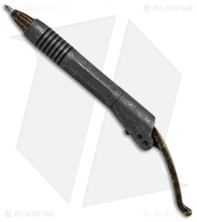 Microtech Marfione Custom Siphon II DLC Ti W/ Fallout Finished Brass 3 Microtech Marfione Custom Siphon II DLC Ti W/ Fallout Finished Brass