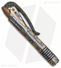 Microtech Marfione Custom Siphon II Flamed Titanium W/ LS Carbon Fiber 6 Microtech Marfione Custom Siphon II Flamed Titanium W/ LS Carbon Fiber -Avokelavavat Sales Store Microtech Marfione Custom Siphon II flamed ti lscf BHQ 68909 er