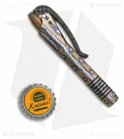 Microtech Marfione Custom Siphon II Flamed Titanium W/ LS Carbon Fiber 7 Microtech Marfione Custom Siphon II Flamed Titanium W/ LS Carbon Fiber -Avokelavavat Sales Store Microtech Marfione Custom Siphon II flamed ti lscf BHQ 68909 er size