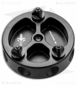 Marfione Custom Knives Marfione Custom Spin Top & Spin Plate - Antique Green Titanium -Avokelavavat Sales Store Microtech Marfione Spin Top Plate Titanium DLC Blue Tritium BHQ 49005 jr plate 2 1