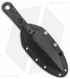 Microtech Borka SBD Fixed Blade Knife Signature Series Carbon Fiber (4.4" DLC) -Avokelavavat Sales Store Microtech SBD DE Dagger Fixed Blade Signature Black 201 1 DLCS BHQ 134853 jr sheath