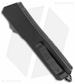 Marfione Custom Knives Marfione Custom Scarab II D/E Dagger OTF Automatic Knife (3.75" Black DLC) 8 Marfione Custom Knives Marfione Custom Scarab II D/E Dagger OTF Automatic Knife (3.75" Black DLC) -Avokelavavat Sales Store Microtech Scarab II DE Dagger OTF Auto DLC Satin BHQ 146689 jr side