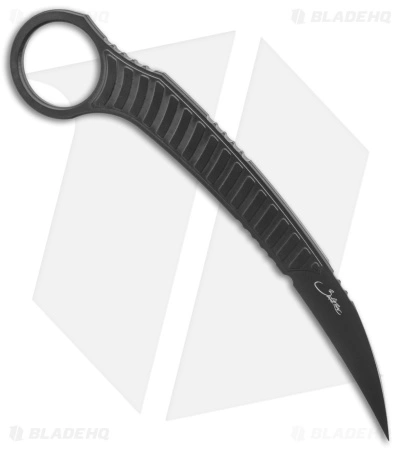 Microtech Signature Series Feather Karambit Fixed Blade Knife (2.25" Black) 4 Microtech Signature Series Feather Karambit Fixed Blade Knife (2.25" Black) - Image 2