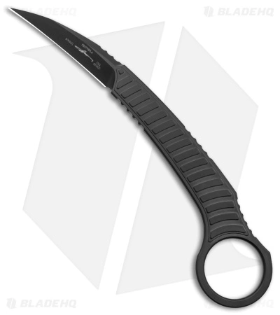 Microtech Signature Series Feather Karambit Fixed Blade Knife (2.25" Black) 3 Microtech Signature Series Feather Karambit Fixed Blade Knife (2.25" Black)