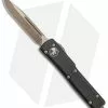 Microtech Signature Series UTX-70 S/E OTF Automatic Knife (2.4" Bronze)