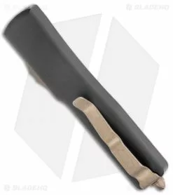 Microtech Signature Series UTX-70 S/E OTF Automatic Knife (2.4" Bronze) -Avokelavavat Sales Store Microtech Signature Series UTX 70 DE OTF Auto Bronze Apocalyptic 148 13AP BHQ 136901 jr side