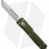 Microtech Signature Series UTX-70 Hellhound Tanto OTF Knife OD Green (2.4" SW) -Avokelavavat Sales Store Microtech Signature Series UTX 70 Hellhound Tanto OTF Knife OD Green 2in SW BHQ 175692 td
