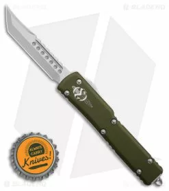 Microtech Signature Series UTX-70 Hellhound Tanto OTF Knife OD Green (2.4" SW) -Avokelavavat Sales Store Microtech Signature Series UTX 70 Hellhound Tanto OTF Knife OD Green 2in SW BHQ 175692 td size