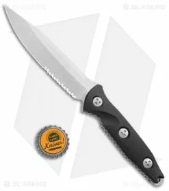 Microtech Socom Alpha Fixed Blade Knife Black G-10 (5" Stonewash Serr) -Avokelavavat Sales Store Microtech Socom Alpha Black G 10 SW Serr BHQ 112135 jr bottlecap 1