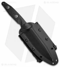 Microtech Socom Alpha Fixed Blade Knife Carbon Fiber (5" Black) 113-1DLC -Avokelavavat Sales Store Microtech Socom Alpha CF Black 113 1DLC BHQ 51802 jr sheath
