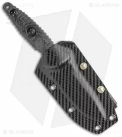 Microtech Signature Series Socom Alpha Mini Fixed Blade Knife CF (3.8" Black) -Avokelavavat Sales Store Microtech Socom Alpha Mini SE CF Black 113M 1DLCCFS BHQ 99324 jr sheath